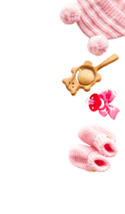 roze babyspullen