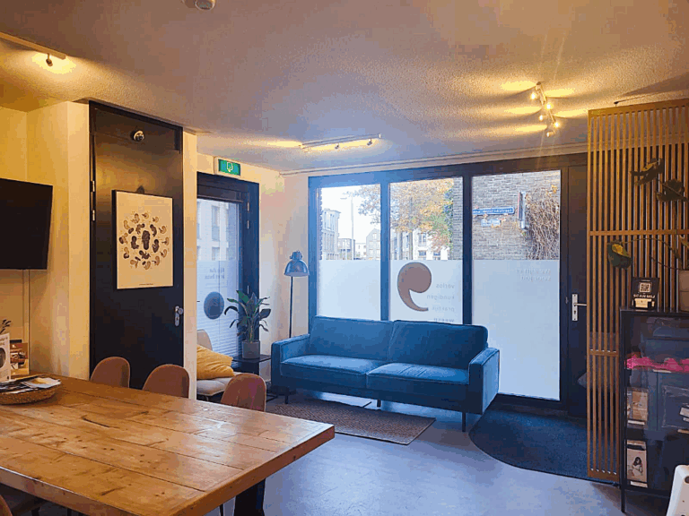 wachtkamer lekkere bank